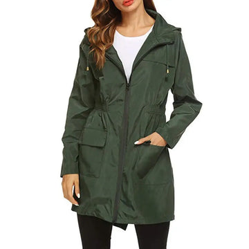 Women's outdoor hooded jacket