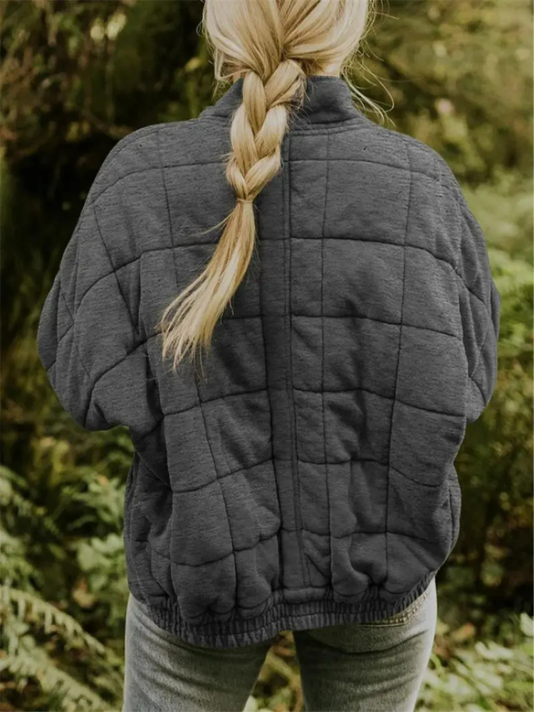 Chic women's urban quilted jacket