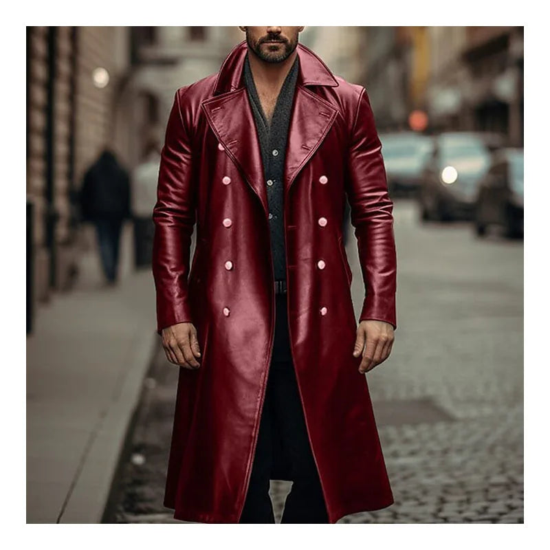 Sergio - Long Leather Jacket