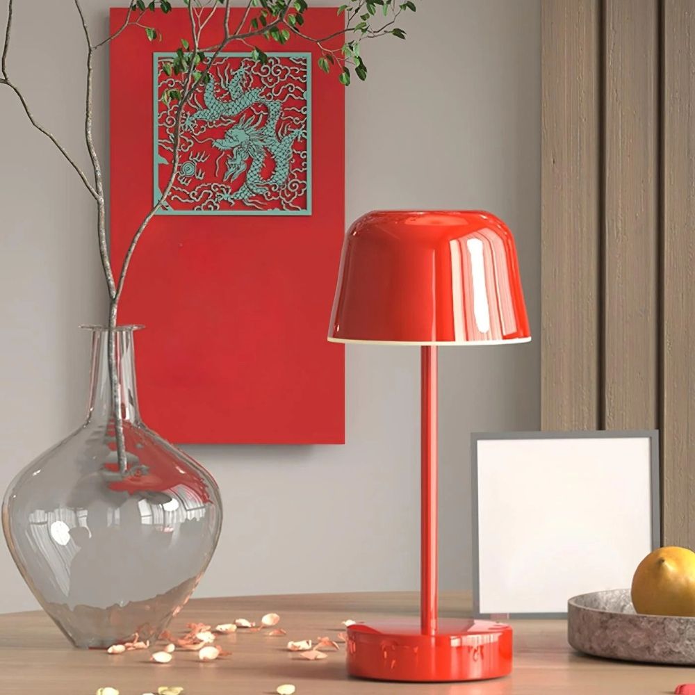 Minimalist Weighted Mushroom Table Lamp