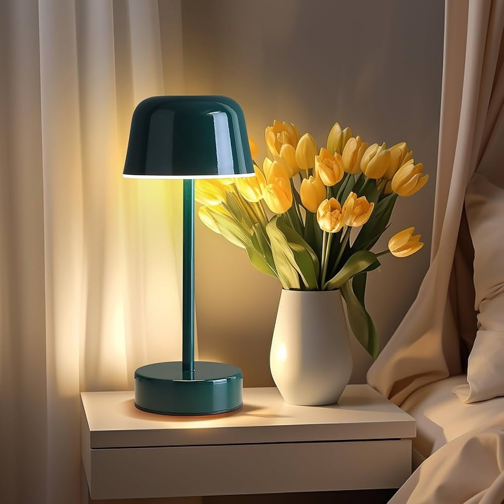 Minimalist Weighted Mushroom Table Lamp