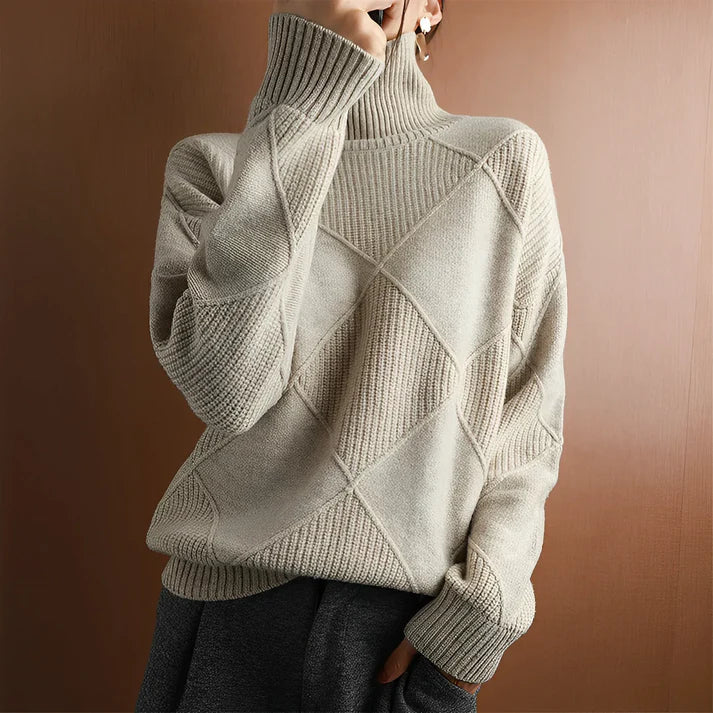 Devi - Fashionable Turtleneck Sweater