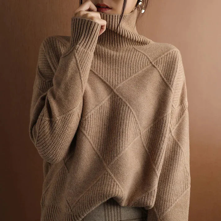 Devi - Fashionable Turtleneck Sweater