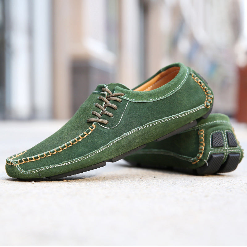 Casual lace-up loafers for men