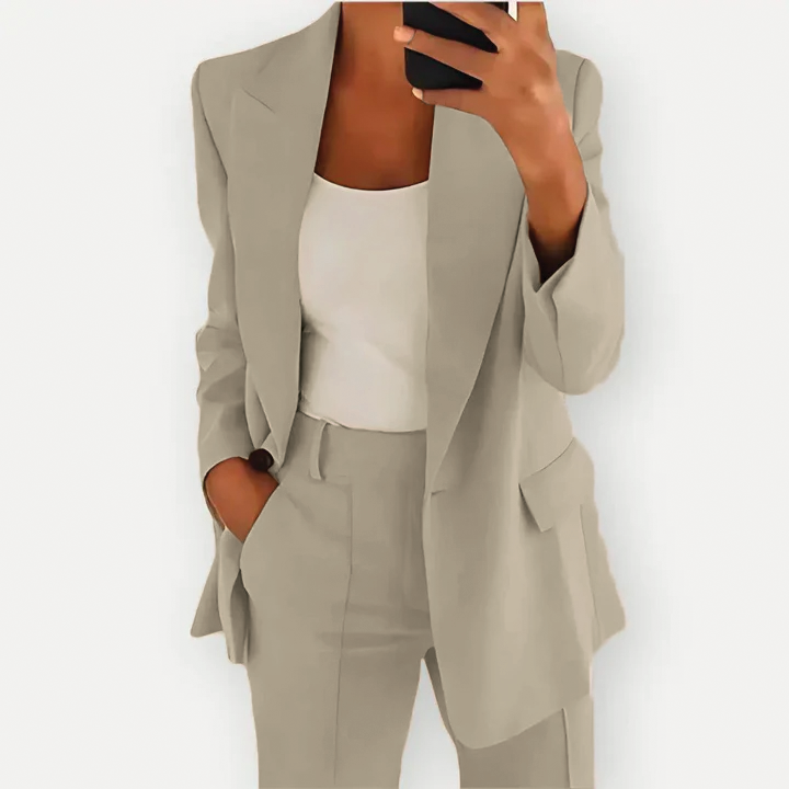 Amelia - Two-Piece Cotton Formal Suit