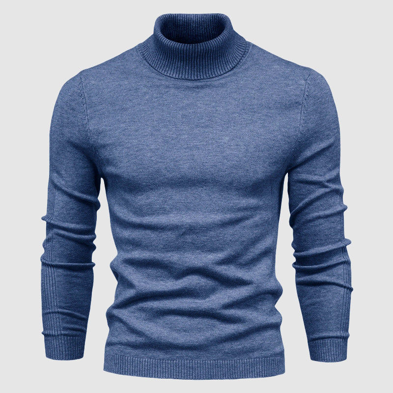 Men's long sleeve turtleneck sweater