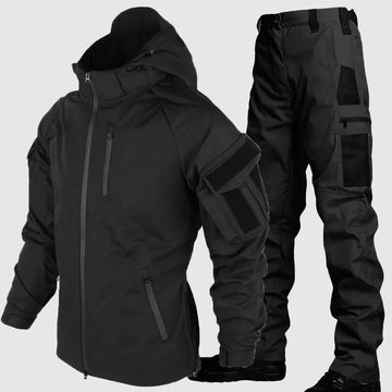 Men’s hooded jacket with matching pants tactical waterproof set