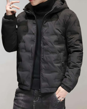 James - Warm Padded Parka Jacket with Hood