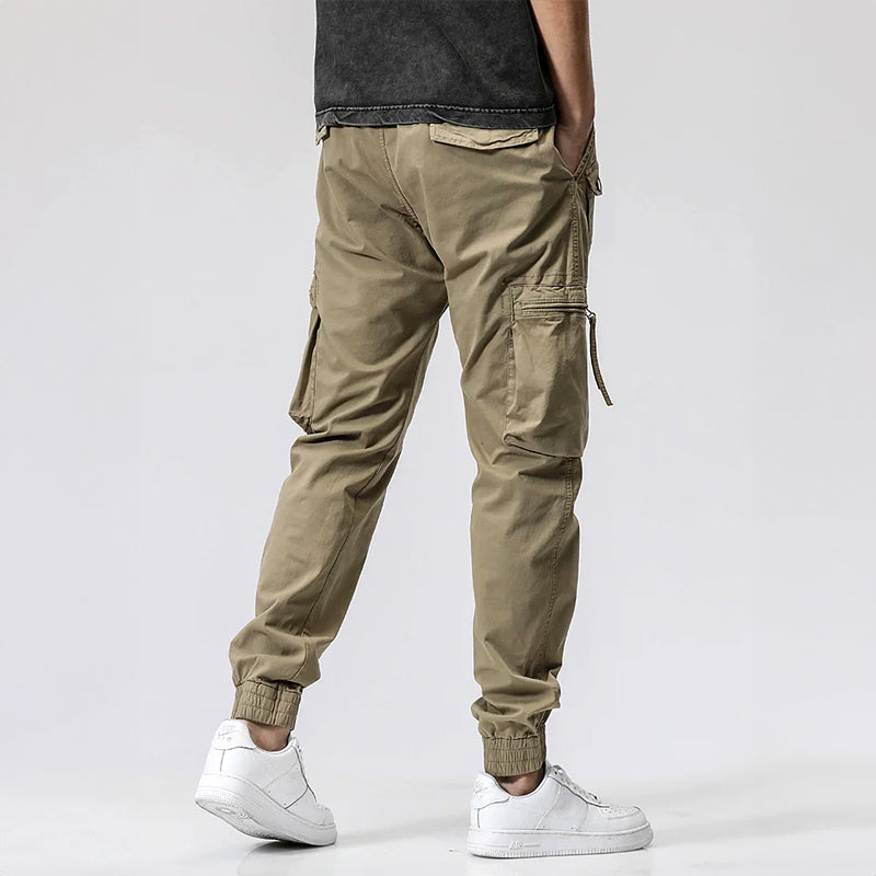 Men's cargo pants with multiple pockets