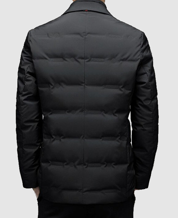 Men's stylish puffer blazer jacket