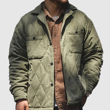 Men's casual jacket with patch pockets