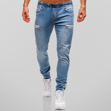 Denim Joggers - Stretch Fit Athleisure with Comfortable Design