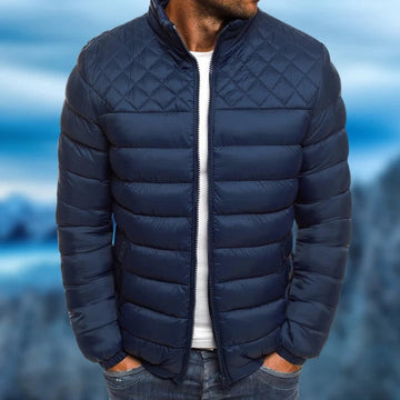 Men's urban quilted puffer jacket