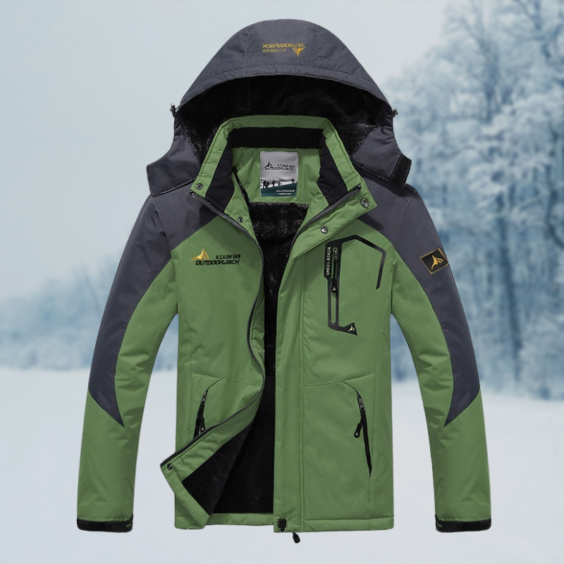 Men's windproof winter hiking jacket