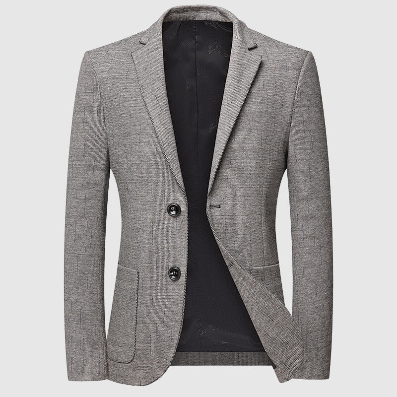 Men's elegant button closure blazer