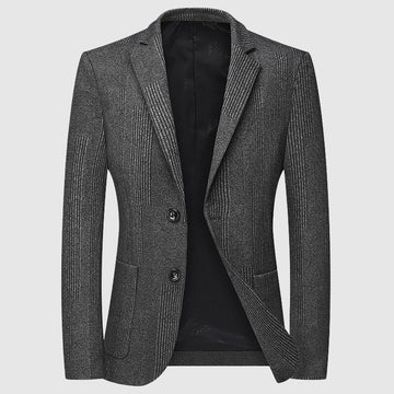 Men's elegant button closure blazer