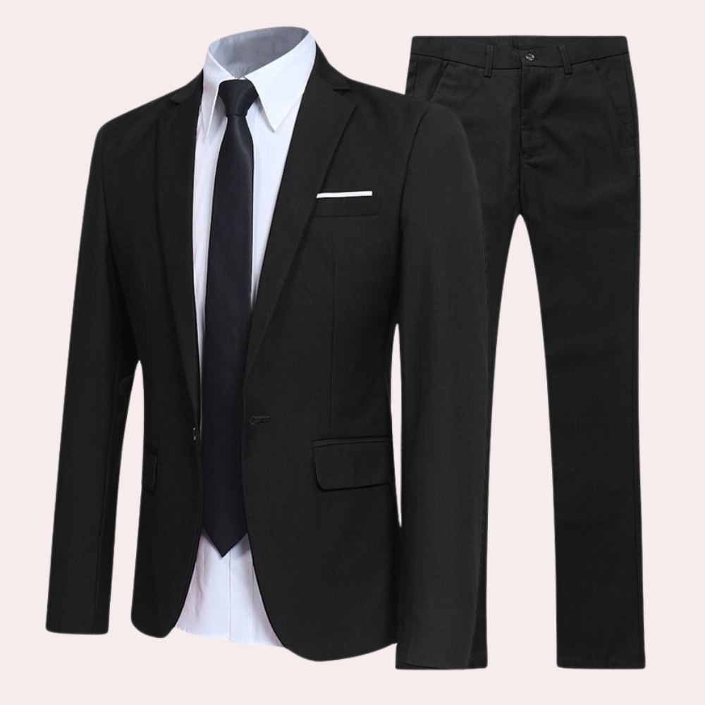 Men's Two-Piece Suit - Formal Wear for Business or Events