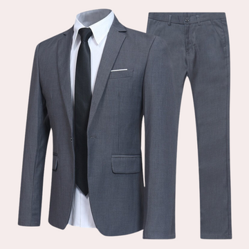 Men's Two-Piece Suit - Formal Wear for Business or Events