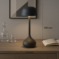 Matte Plastic Dome Table Lamp