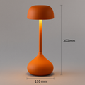 Matte Plastic Dome Table Lamp