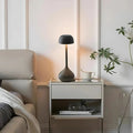 Matte Plastic Dome Table Lamp