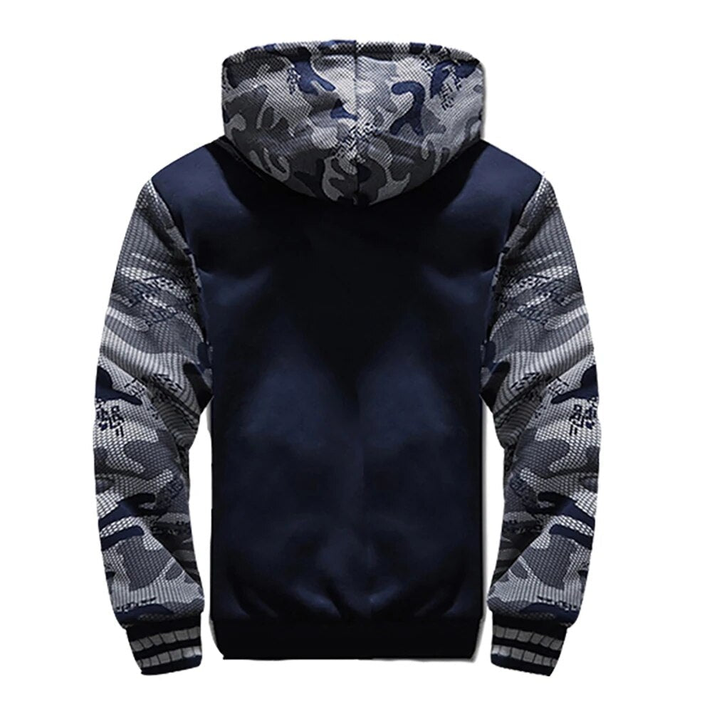 Fabian – stylish men's camouflage hoodie jacket