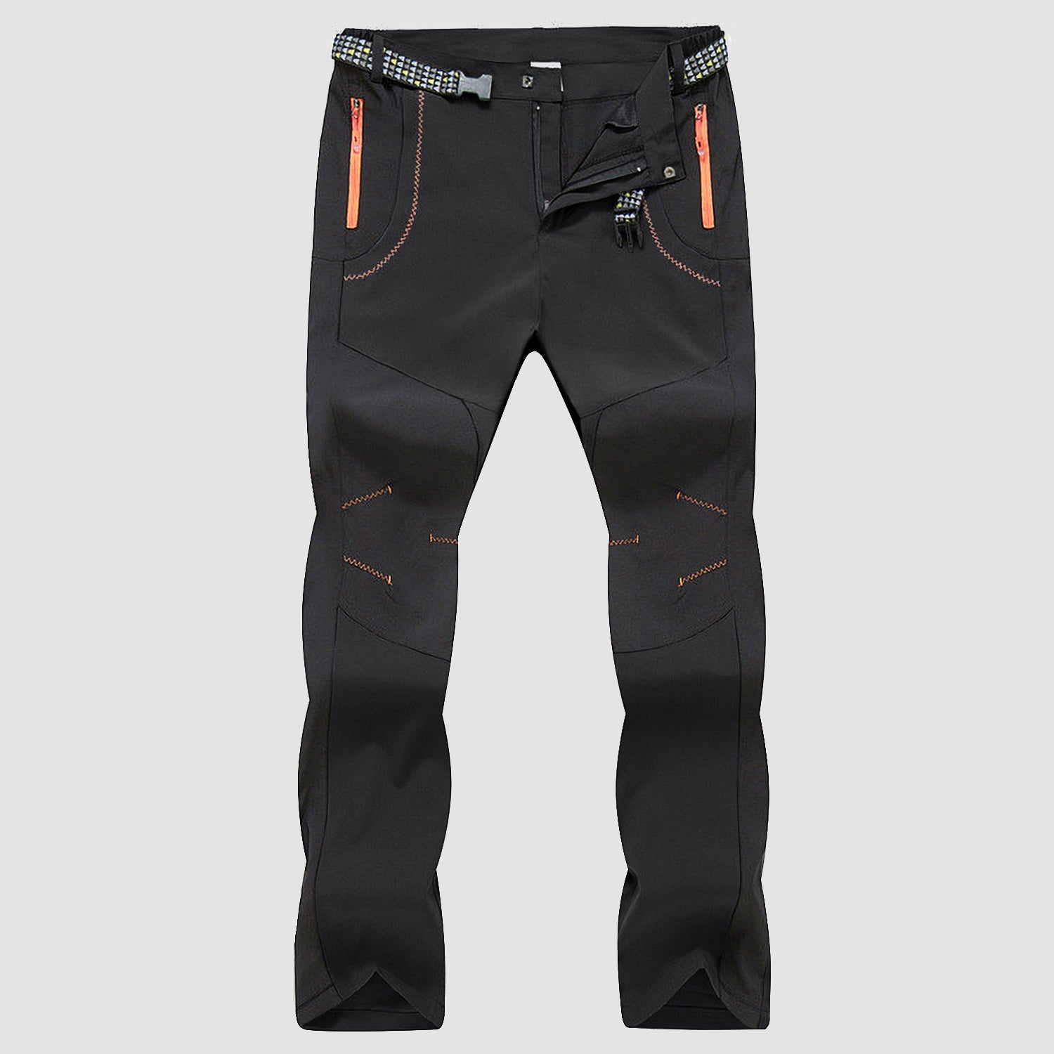 Men Fleece Outdoor Pants Waterproof Cargo Trousers