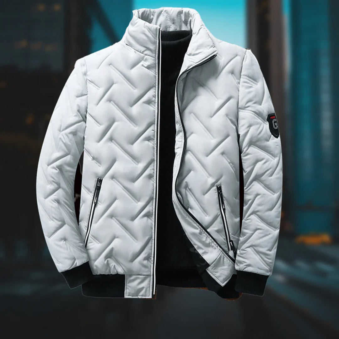 Men's quilted puffer jacket