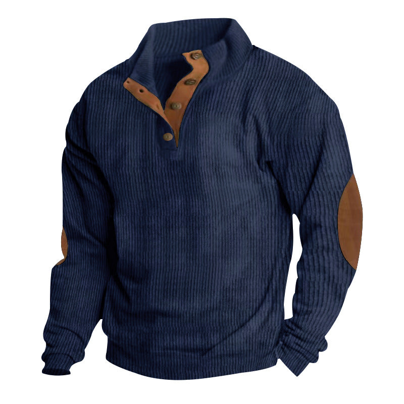 Men's casual long-sleeved sweatshirt