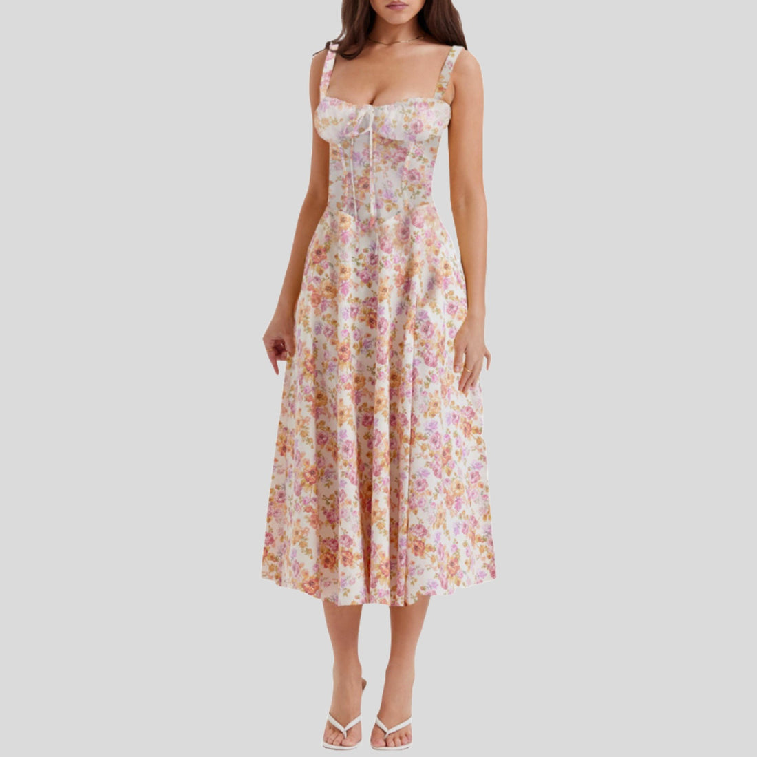 Athena - Elegant Midi Dress