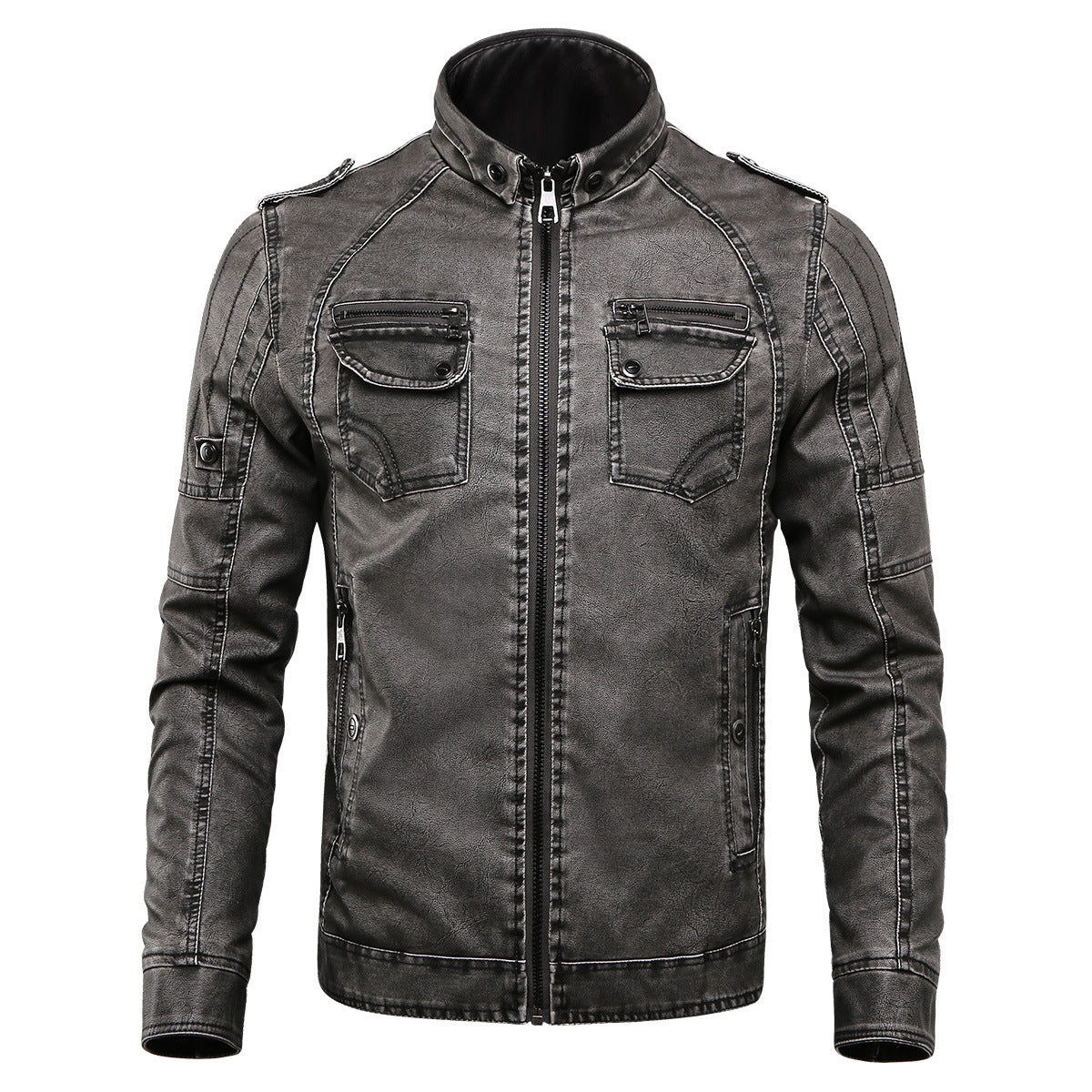 Hunter - Fleece Biker Jacket