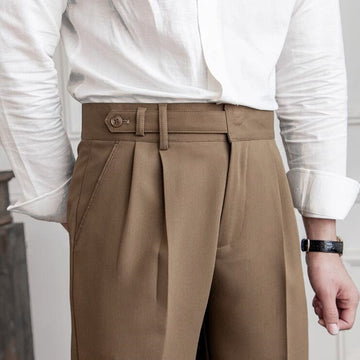 Men's high waist casual pants