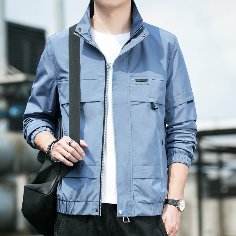 Geronimo - casual long sleeve zipper jacket