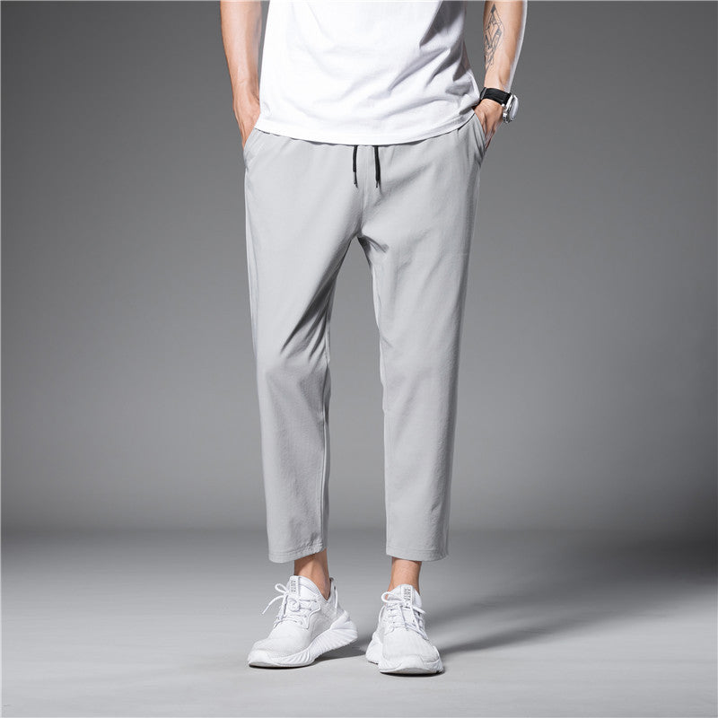 Men's light casual straight pants