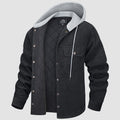 Men's Corduroy Jacket Hoodies Quilted Lined Winter Jacket - MAGCOMSEN