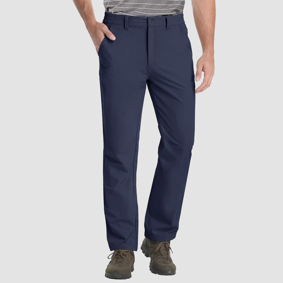 Men's dress pants with a modern fit