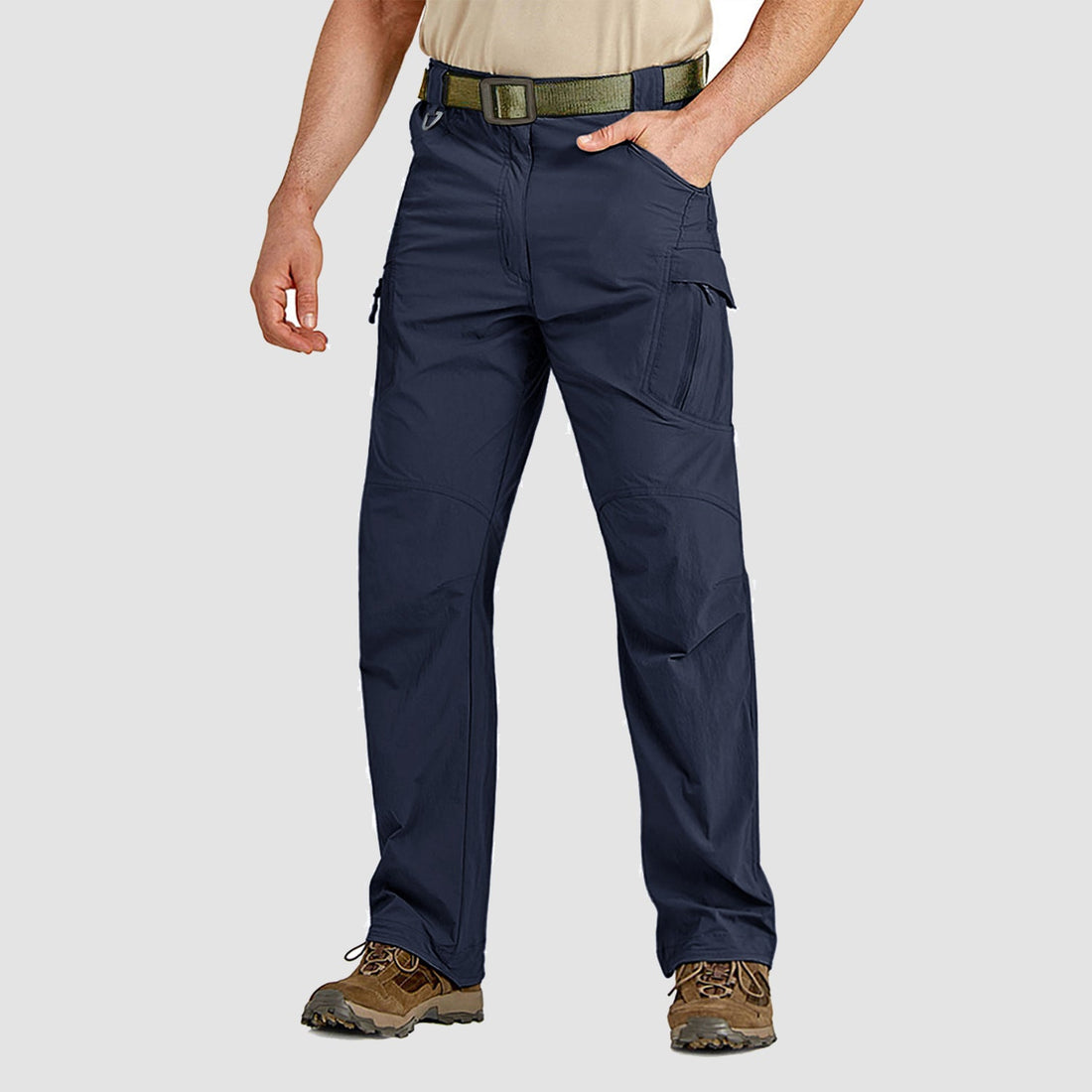 Men's outdoor hiking pants with quick-dry fabric