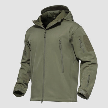 Men's water-resistant softshell tactical jacket