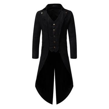 Steve - men's gothic frock coat with tailored fit