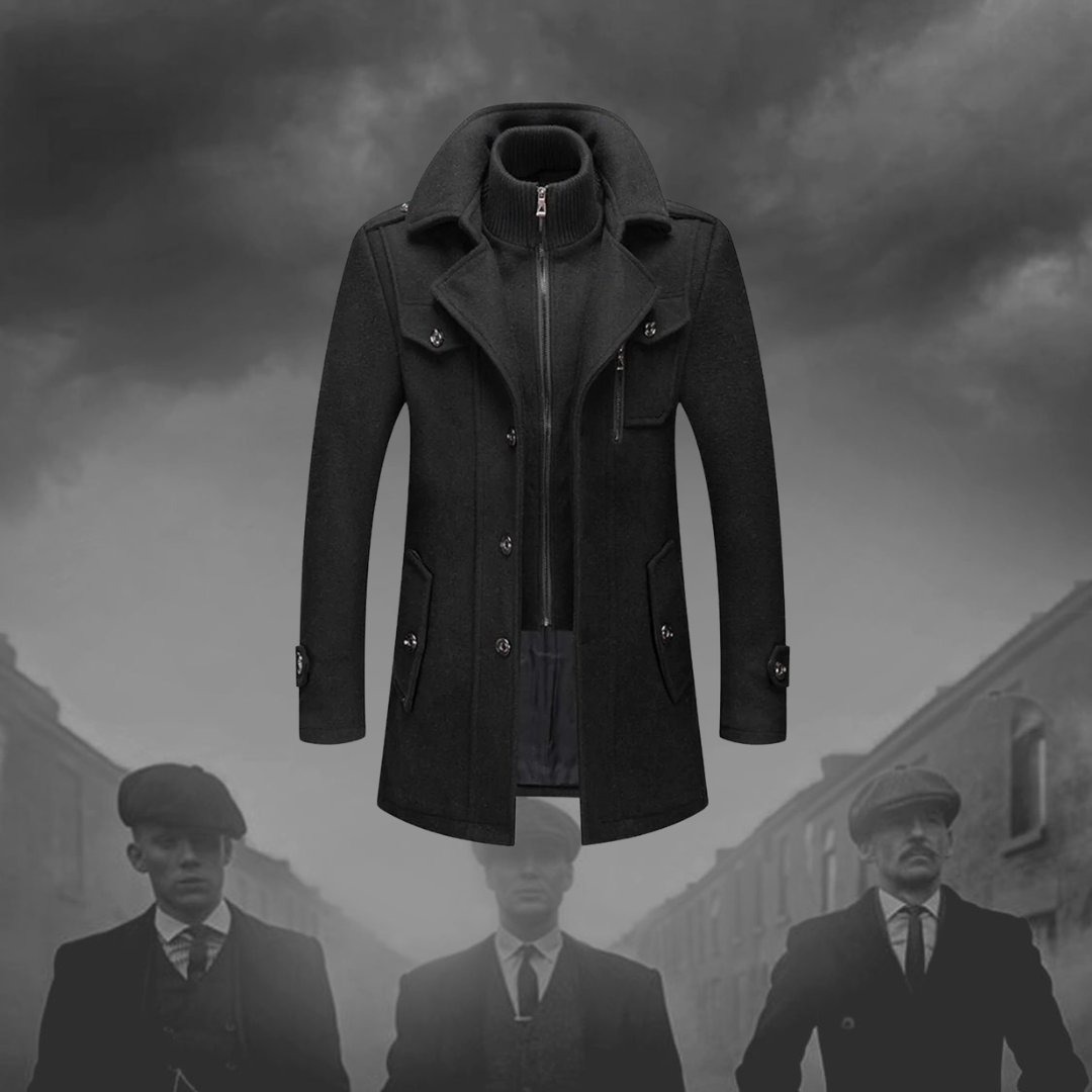 Men's long coat for a sophisticated winter style