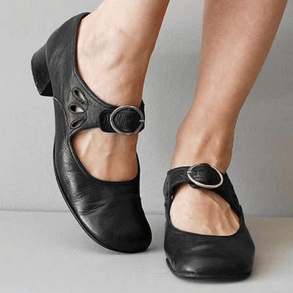 Vintage-Inspired Women's Mary Jane Flats