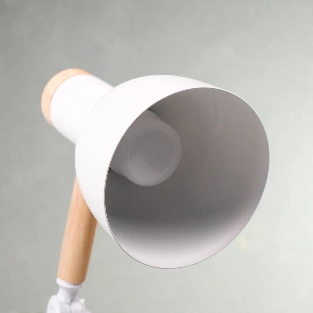 Wood Adjustable Table Lamp