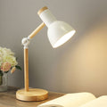 Wood Adjustable Table Lamp
