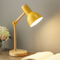 Wood Adjustable Table Lamp