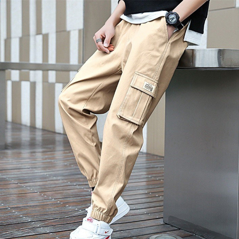 Men's casual cargo jogger pants