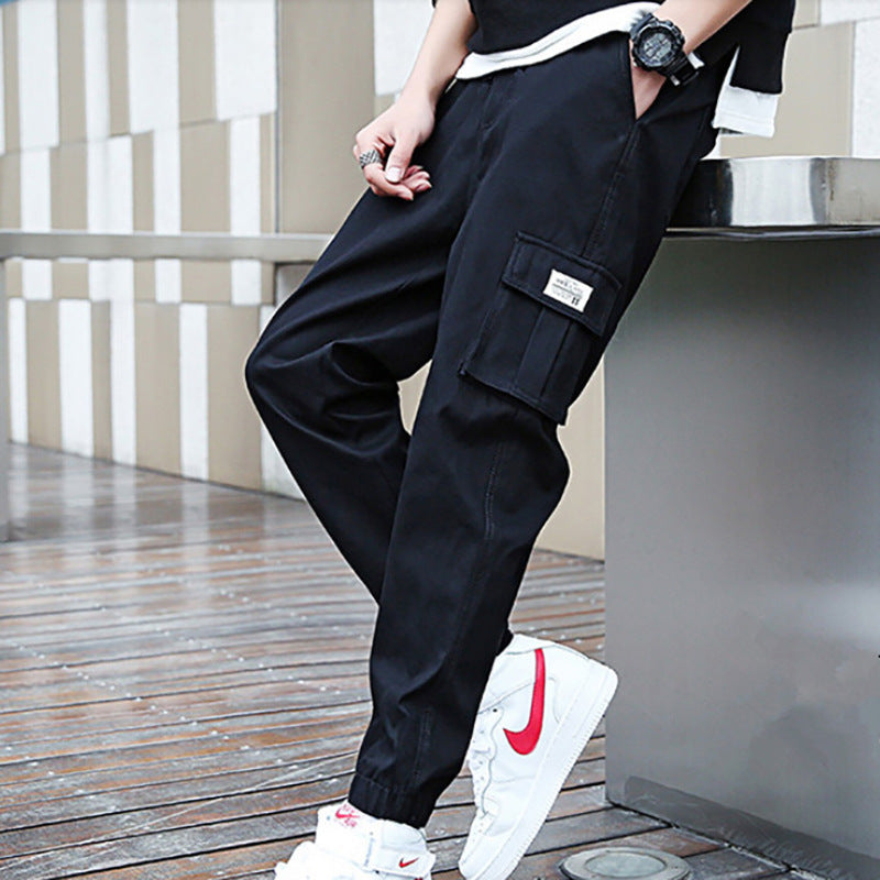 Men's casual cargo jogger pants