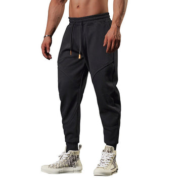 Lightweight fleece joggers for men