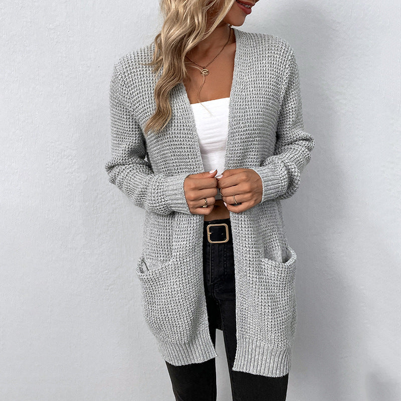 Women's knit open-front cardigan for ultimate comfort