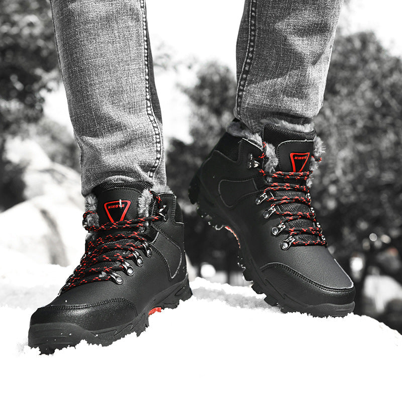 Men’s Boots - Ankle Height - Insulated Fleece Lining