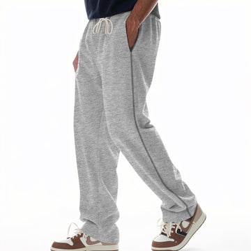 Men’s Sweatpants – Heavy Cotton Terry – Relaxed Fit – Drawstring Waist – Full Length